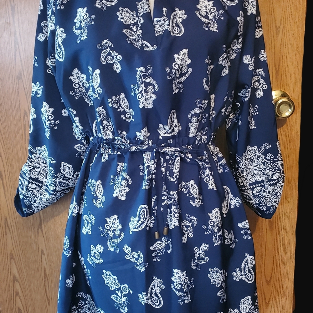 Navy blue dress